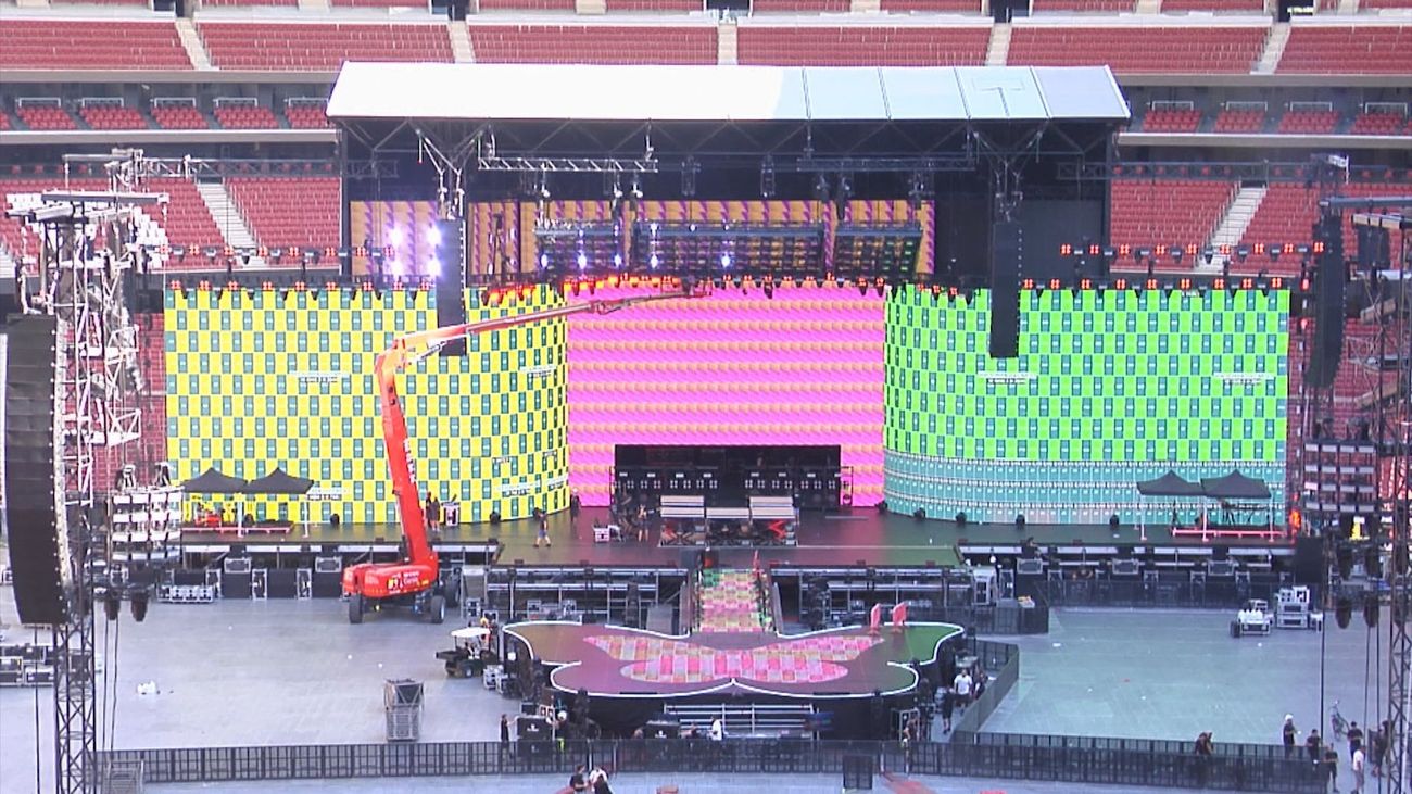 La magia detrás del escenario de Aitana en el Metropolitano