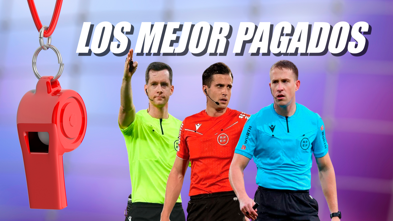 Los árbitros españoles son los mejor pagados del mundo