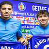 Puesta de largo de Mario Martín y Abqar como jugadores del Getafe