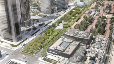 Itinerarios alternativos por el corte de la calzada central por obras en la Castellana