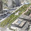 Itinerarios alternativos por el corte de la calzada central por obras en la Castellana