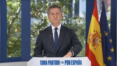 Feijóo: "Al Gobierno le sobra legislatura y a España le sobra este Gobierno"