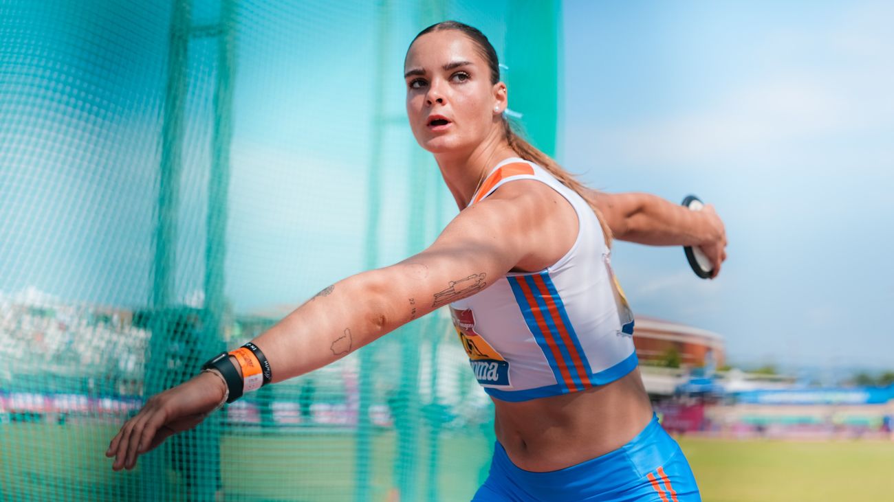 La madrileña Inés López, campeona de España en lanzamiento de disco