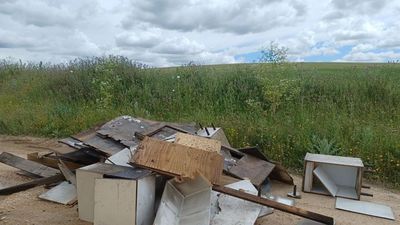 Un vecino de Loeches, multado tras ser identificado por los restos de un vertido ilegal