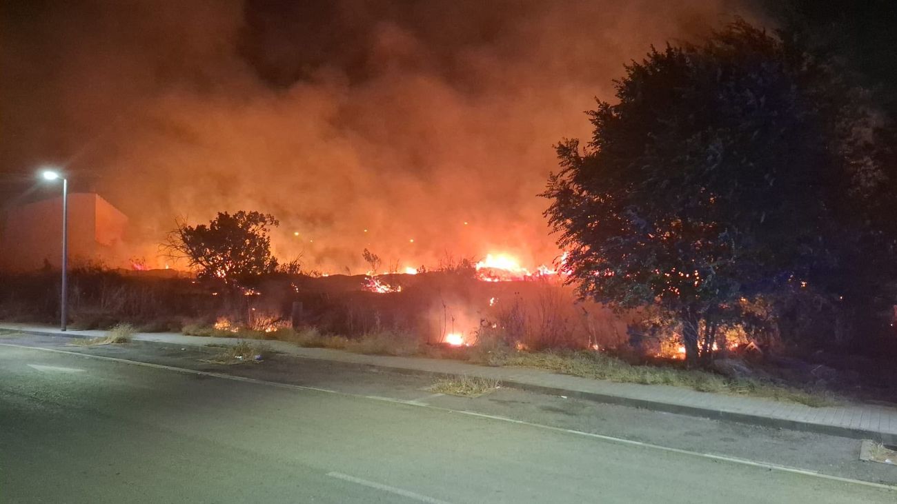 Detenidos dos pirómanos en Ciempozuelos acusados de incendiar varias parcelas