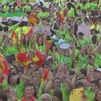 Fiesta española en el Vaticano: más de 25.000 jóvenes tiñen de verde la plaza de San Pedro