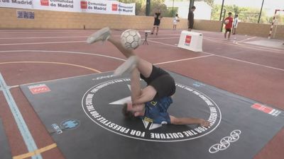Campeonato internacional de freestyle fútbol en la Sierra Norte de Madrid