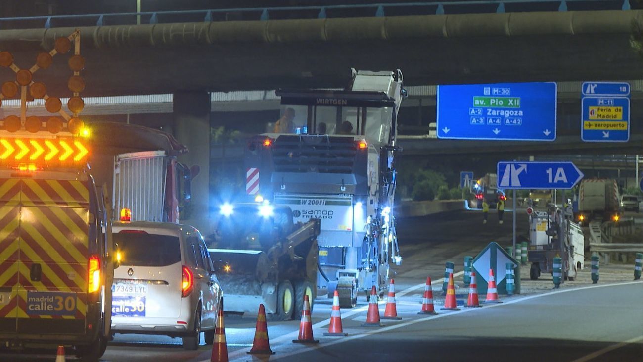 Arranca la segunda fase del asfaltado de la M-30: fechas, afecciones al tráfico y alternativas de movilidad