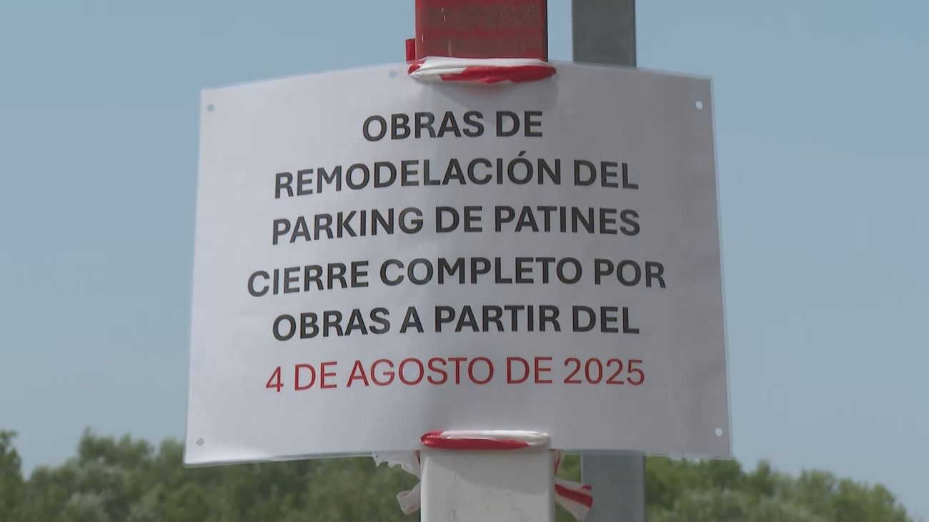 Este lunes cierra el aparcamiento junto al lago de la Casa de Campo por obras de adecuación
