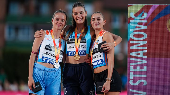 Podio de salto de altura / EFE