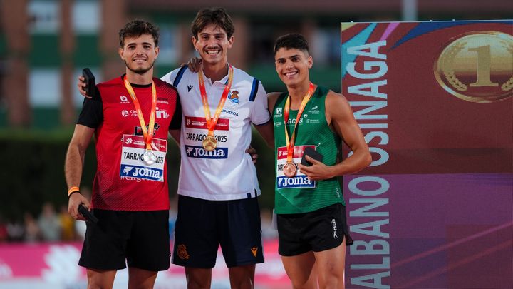 Podio de 100 metros / RFEA