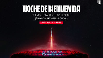La 'Noche de bienvenida 2025' aterriza en estadio Metropolitano