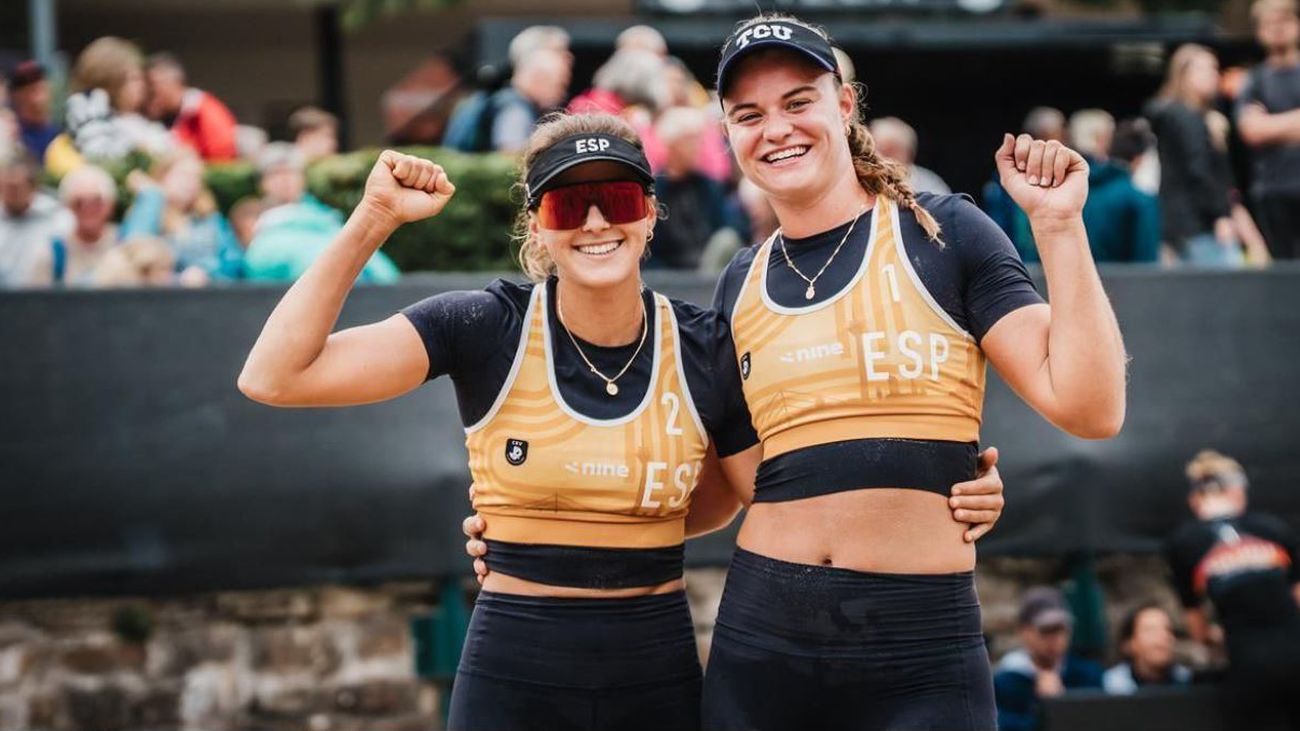 Tania Moreno y Daniela Álvarez terminan sin medalla en el Europeo de vóley playa
