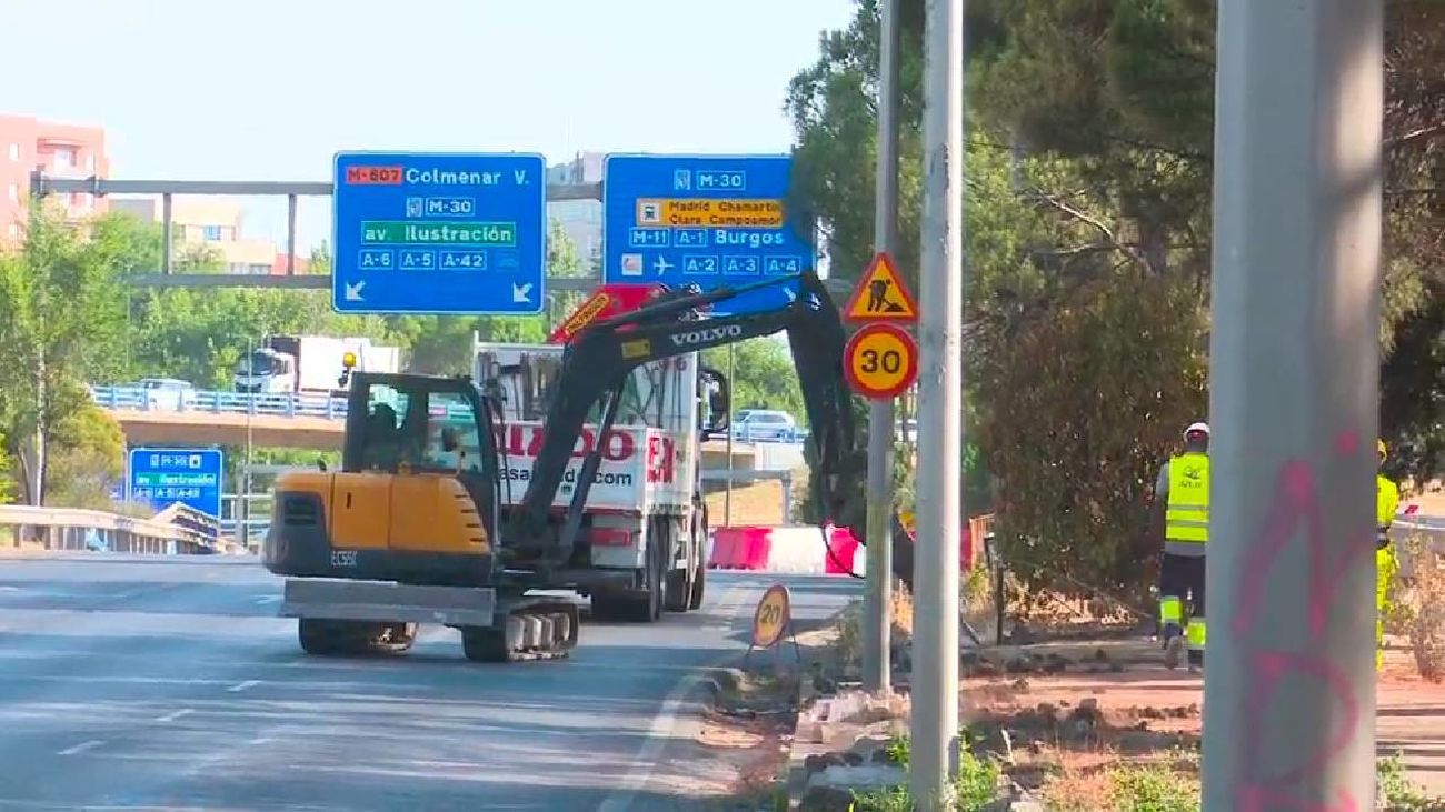 Madrid se convierte en un mar de excavadoras por las obras de la Castellana y la A-5