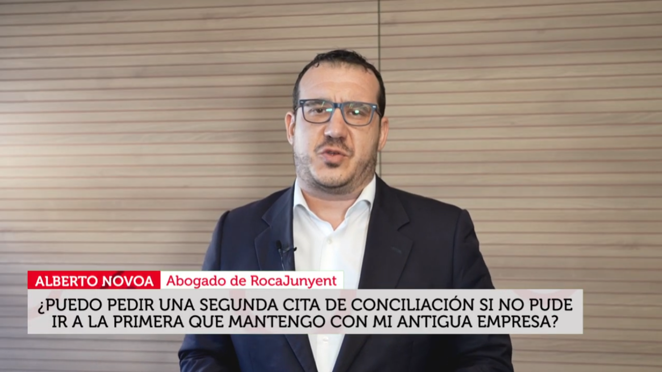 ¿Puedo pedir una segunda cita de conciliación durante el litigio con mi antigua empresa?