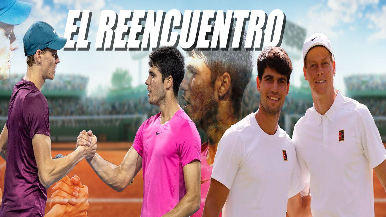 El cariñoso reencuentro de Alcaraz con Sinner