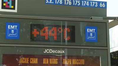 Alerta naranja en todo Madrid: ni por la noche el termómetro da un respiro