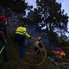 Galicia, en alerta por múltiples incendios: la Xunta califica el de Ponteceso como un "atentado" intencionado