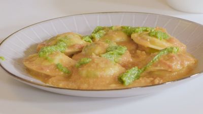 Sabor a Madrid: sorrentinos al pesto de rúcula en distrito Ciudad Lineal