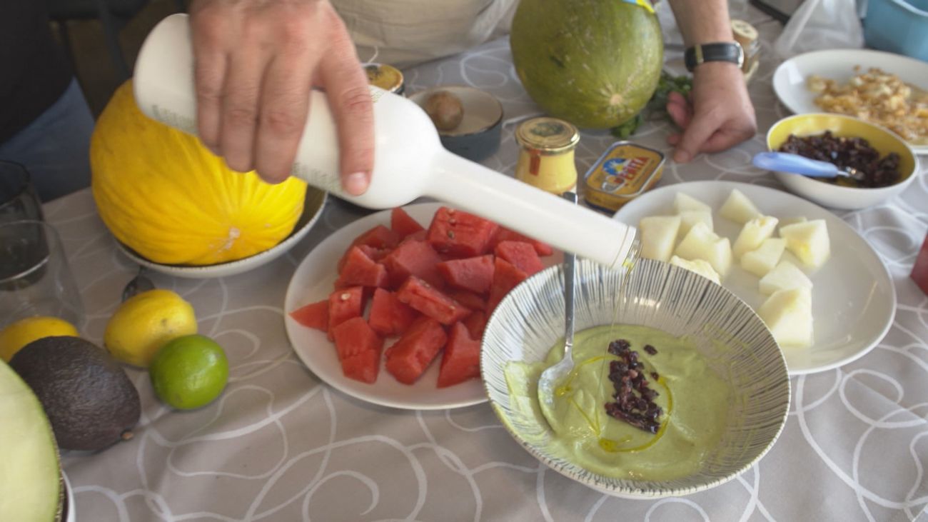 Aprendemos a hacer una exquisita crema de melón