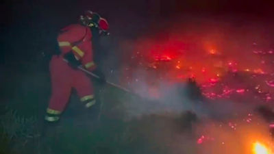 El norte de España arde a causa de los incendios forestales