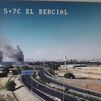 Incendio de vegetación en la M-45 a la altura del kilómetro cinco