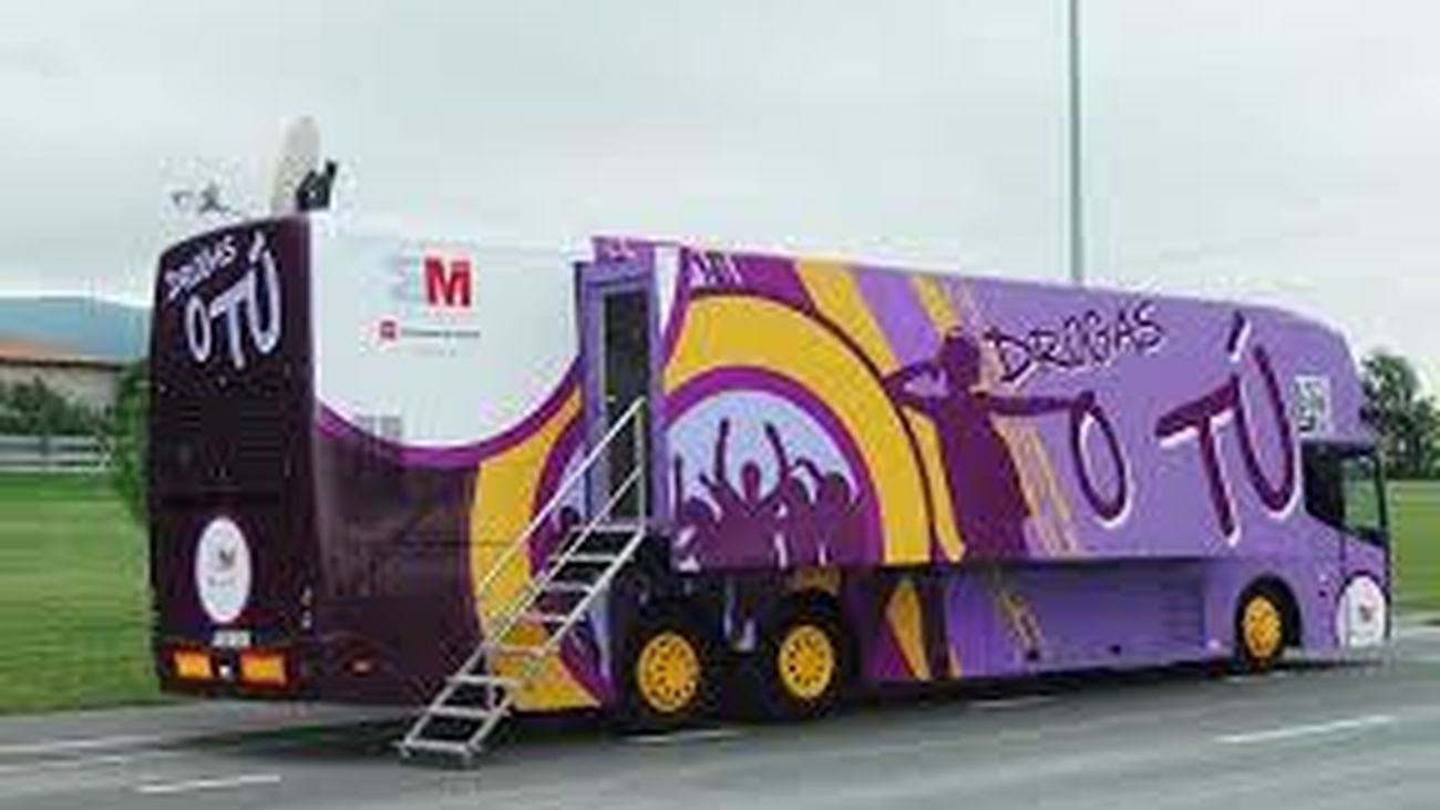 Autobús 'Drogas o tú'
