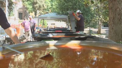 San Lorenzo de El Escorial estrena el 'Día de las Peñas y Amigos' con hinchables y una gran paella popular