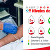 Alerta roja en los hospitales madrileños por escasez de sangre de los grupos 'A+', 'A-', 'B+', 'B-', '0+' y '0-'