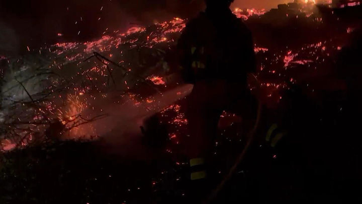 Incendio declarado en Yeres / EFE