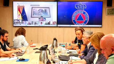 Protección Civil  califica la situación de "catastrófica", con 19 grandes fuegos asolando España