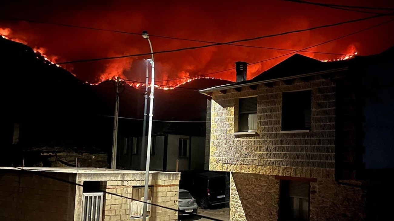 Incendio en el Bierzo