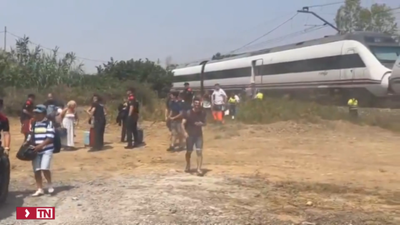 Evacuadas 180 personas de un tren Alvia que realizaba el trayecto Pamplona-Madrid por avería