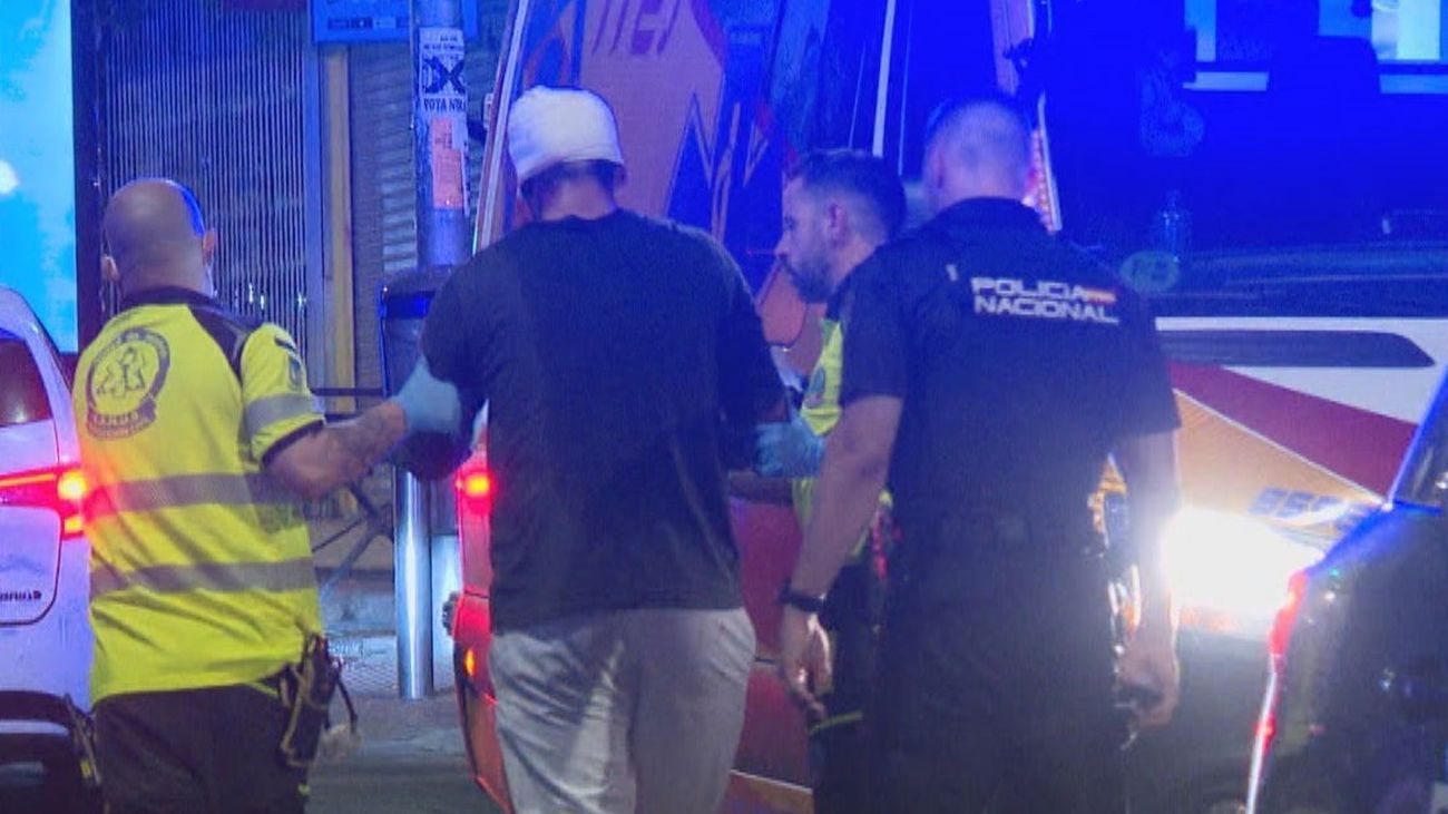 Pelea en Usera con un herido y dos detenidos