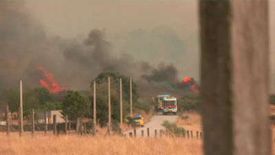 Un incendio de pasto cerca del vertedero de Colmenar Viejo obliga a activar la situación operativa 1