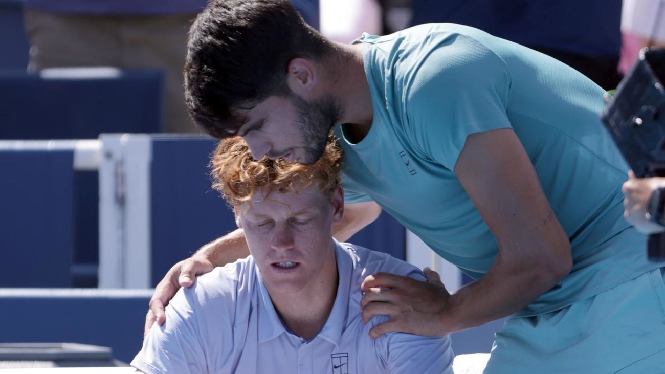 Alcaraz conquista por primera vez Cincinnati tras el abandono de Sinner