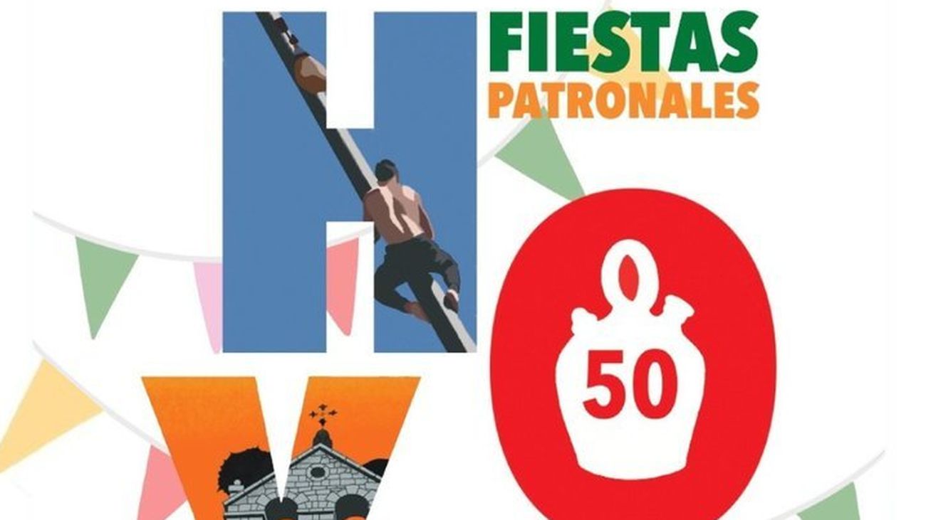 Cartel de las fiestas patronales de Hoyo de Manzanares 2025