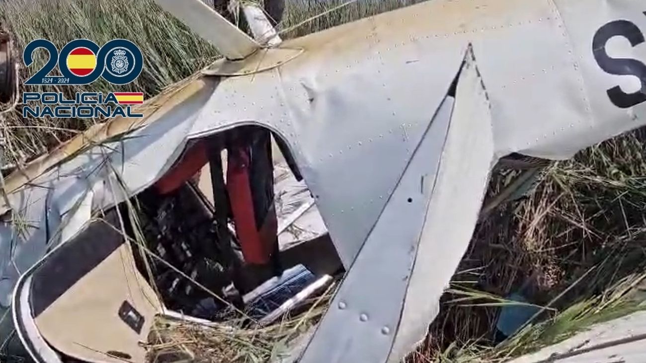 Una avioneta se estrella en Castellón, sus dos ocupantes resultan ilesos