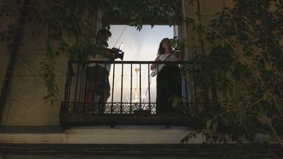 El balcón más musical de Madrid se encuentra en la calle Pez