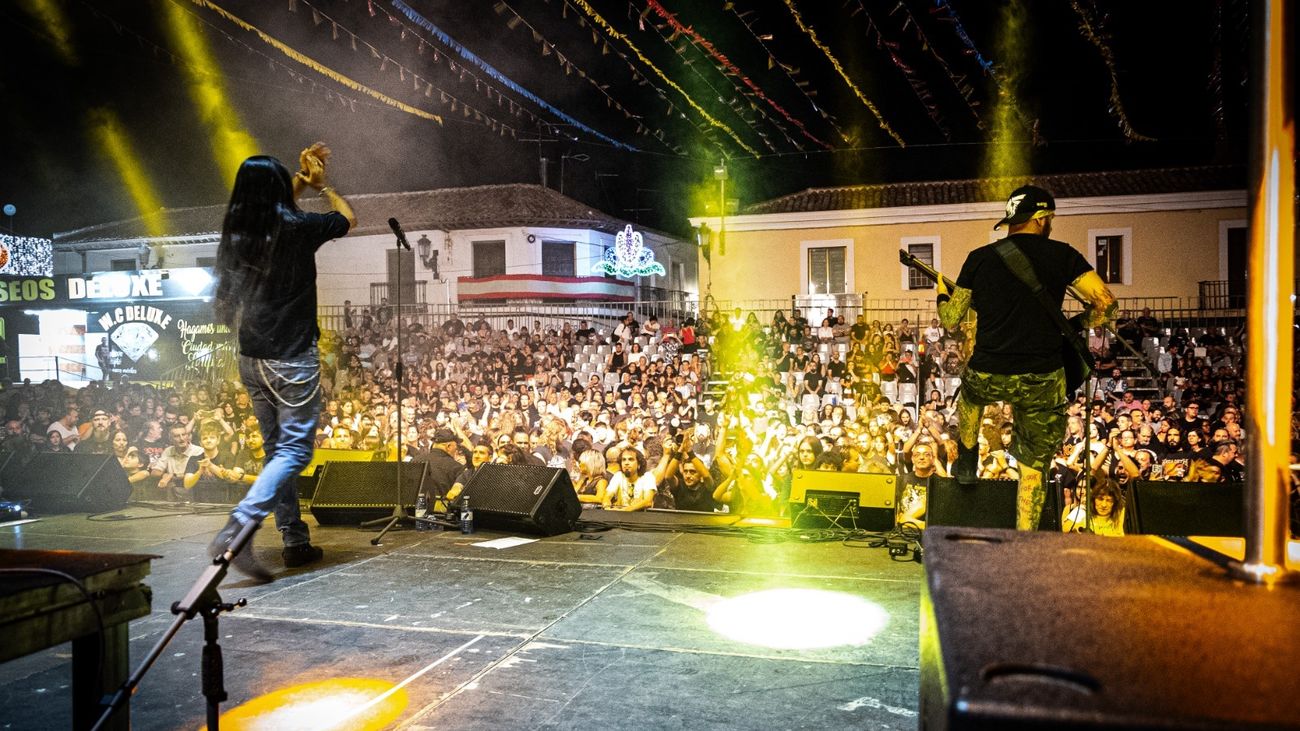 Una de las ediciones del festival Tajuña Rock, en Morata de Tajuña