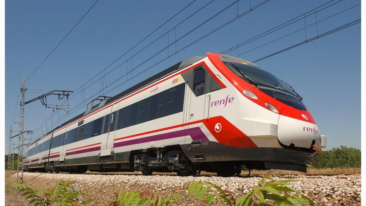 Un tren de Cercanías de Madrid