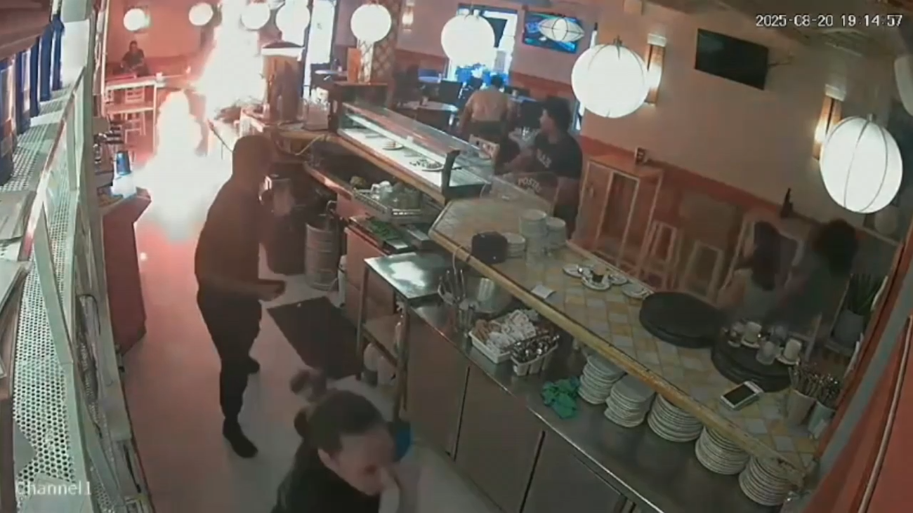 VÍDEO: Prende fuego a un bar porque pidió mayonesa para el bocadillo y no se la dieron