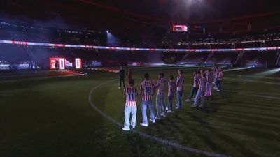 Noche apoteósica en el Atlético de Madrid: ilusión, música y leyendas atléticas en una velada para la historia