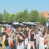 El mercadillo de Majadahonda lleno también en verano por turistas y madrileños