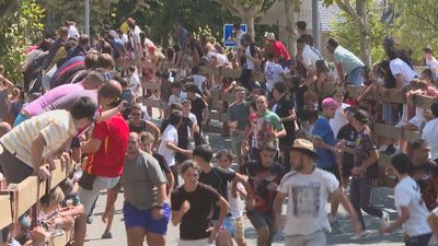 Accidentado encierro en Collado Mediano con cuatro heridos, dos graves