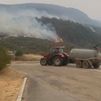 Se reactiva el incendio de Caín  de Valdeón que amenaza la Ruta del Cares, en Picos de Europa