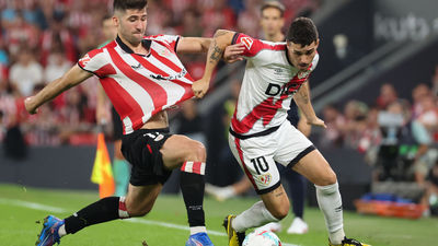 1-0. El Rayo Vallecano pierde por la mínima en San Mamés