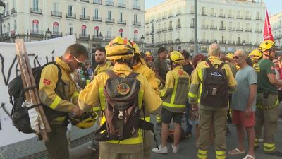 Los brigadistas forestales de Madrid vuelven a la huelga