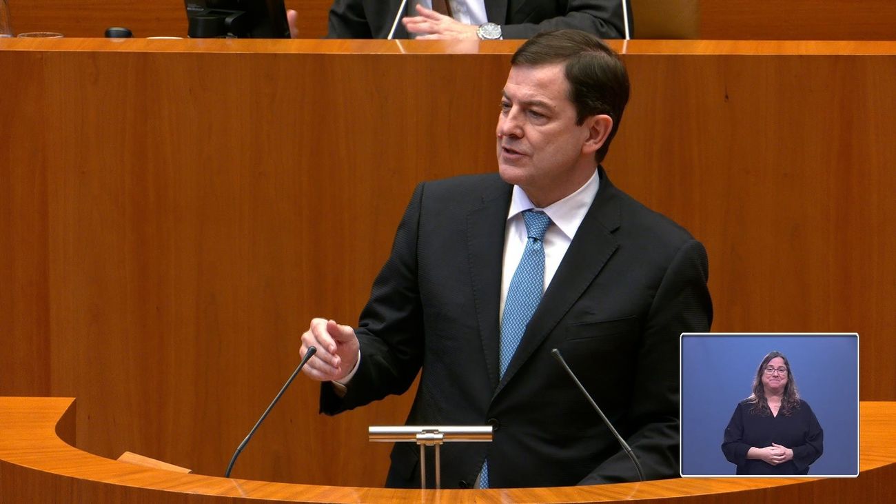 Mañueco comparecerá este viernes ante las Cortes de Castilla y León sobre los incendios