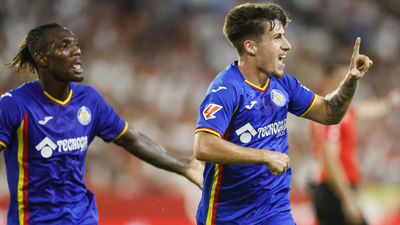 1-2. El Getafe vuelve a ganar fuera de casa con un doblete de Liso y deja tocado al Sevilla